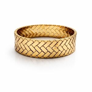 Elegant Gold Woven Bracelet